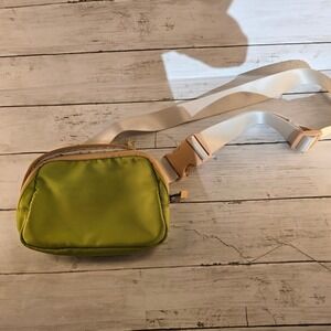 GOGO Recycled Polyester Belt Bag Lime Green Adjustable‎ Waist Pack Crossbody